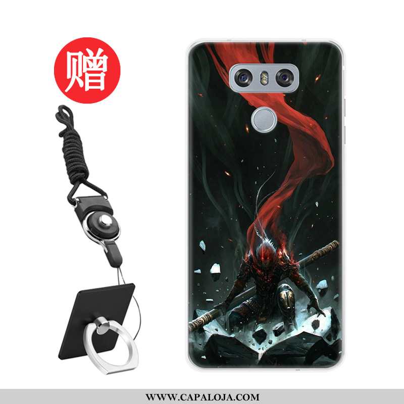 Capas Lg G6 Personalizado Vermelha Soft Aço Vermelho, Capa Lg G6 Desenho Animado Baratos