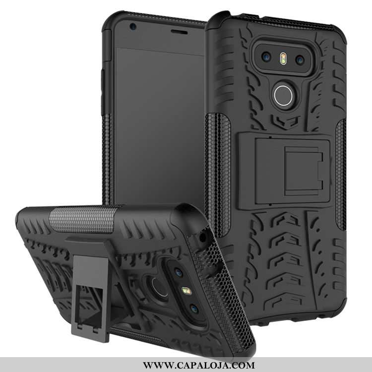 Capas Lg G6 Protetoras Antiqueda Telemóvel Antiderrapante Preto, Capa Lg G6 Silicone Baratas