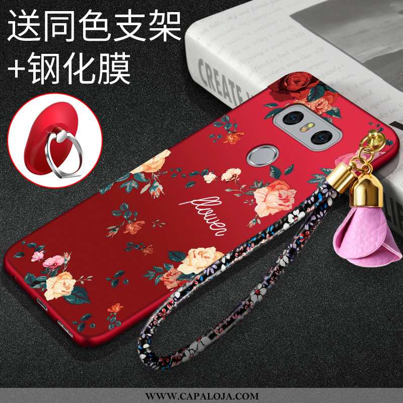 Capas Lg G6 Protetoras Antiqueda Vermelha Feminino Vermelho, Capa Lg G6 Silicone Online