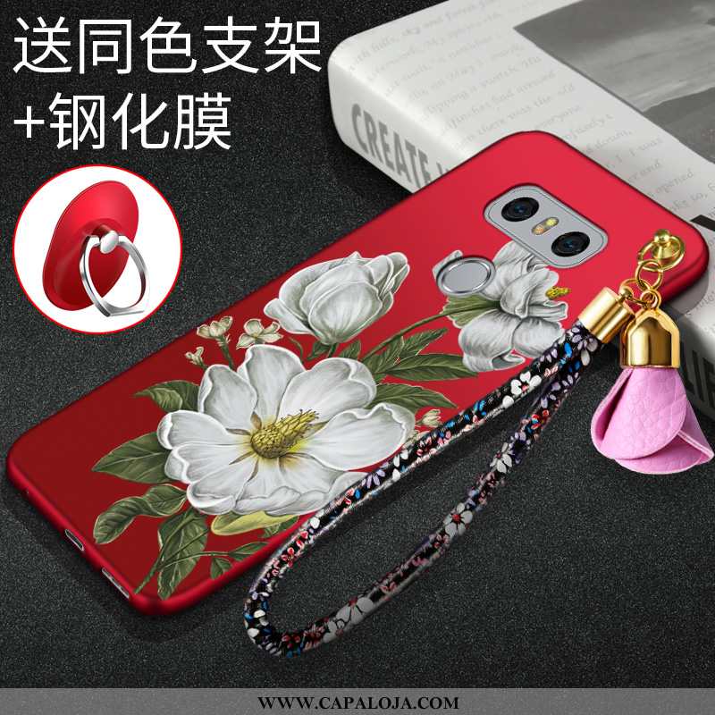 Capas Lg G6 Protetoras Antiqueda Vermelha Feminino Vermelho, Capa Lg G6 Silicone Online