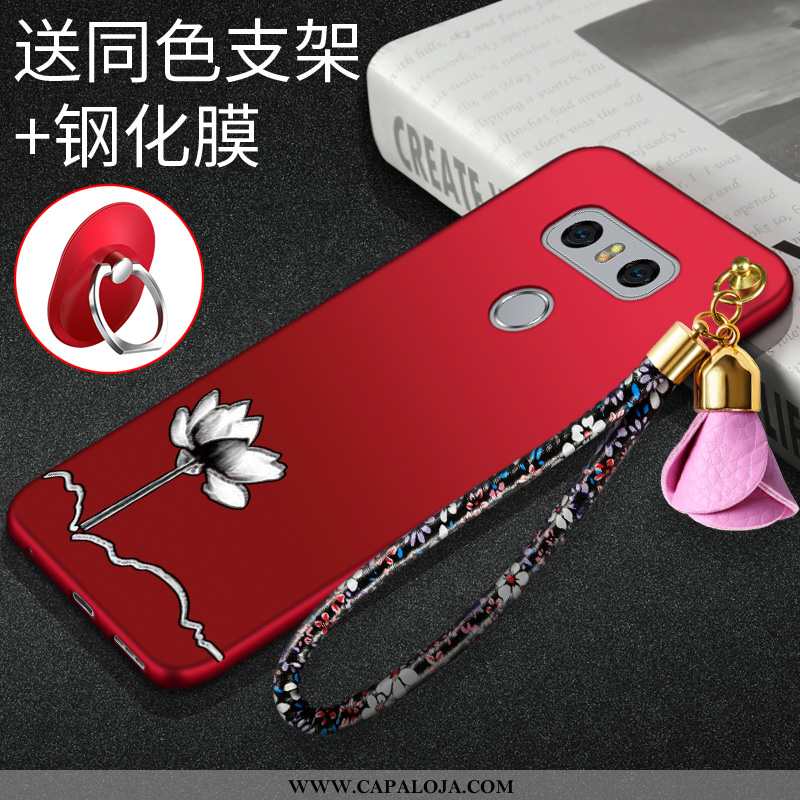 Capas Lg G6 Protetoras Antiqueda Vermelha Feminino Vermelho, Capa Lg G6 Silicone Online