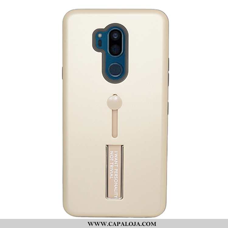 Capas Lg G7 Thinq Fosco Silicone Dourado Suporte, Capa Lg G7 Thinq Criativas Online