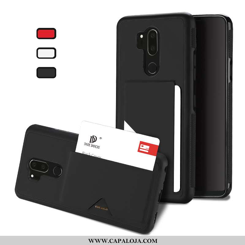 Capas Lg G7 Thinq Protetoras Completa Telemóvel Preto, Capa Lg G7 Thinq Transparente Baratas