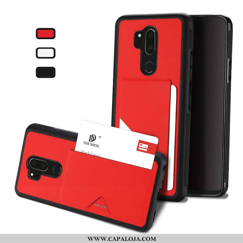 Capas Lg G7 Thinq Protetoras Completa Telemóvel Preto, Capa Lg G7 Thinq Transparente Baratas