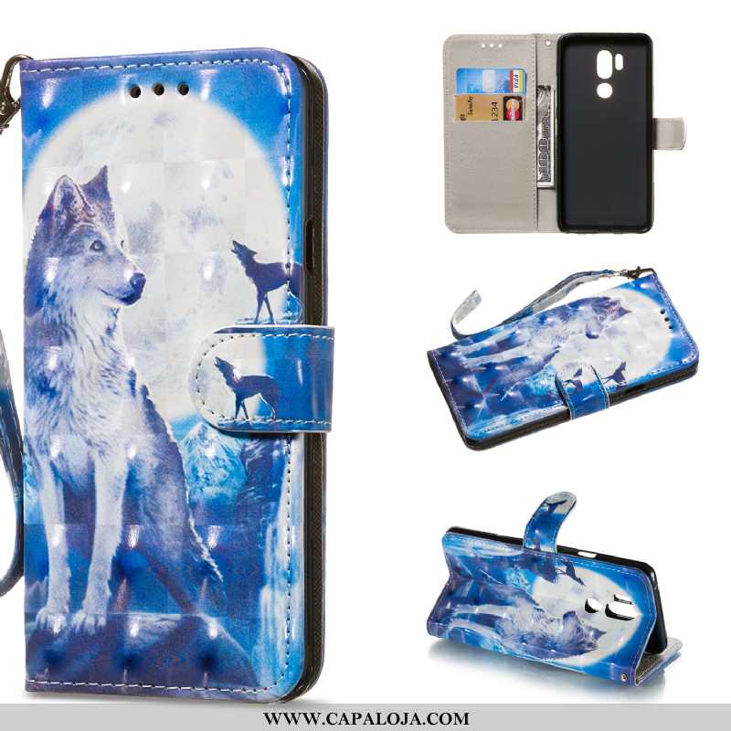 Capas Lg G7 Thinq Protetoras Cover Antiqueda Azul, Capa Lg G7 Thinq Couro Baratos