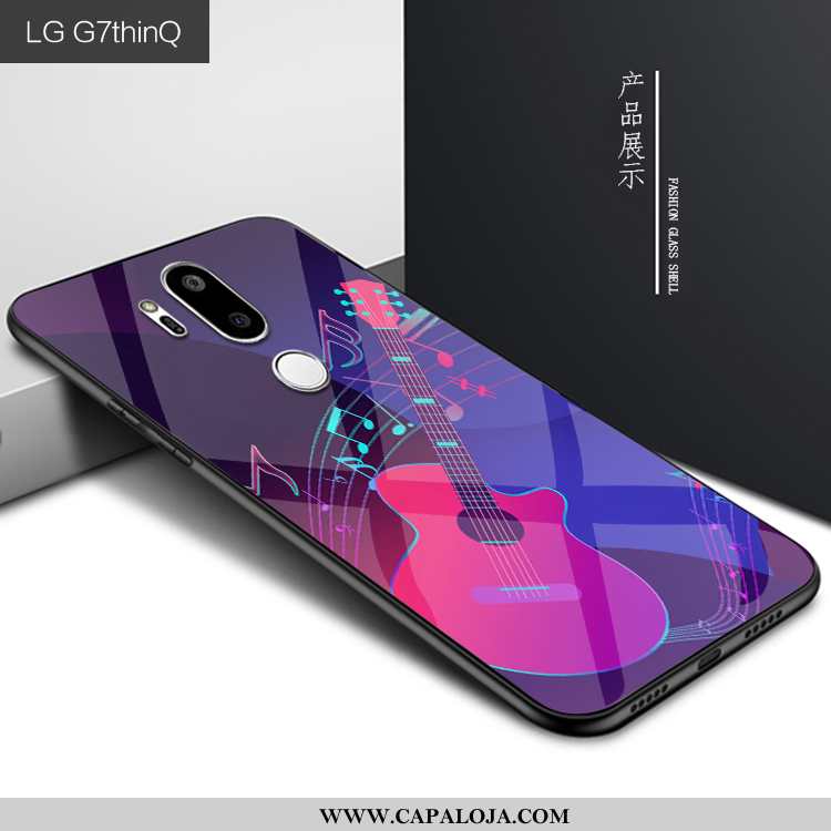 Capas Lg G7 Thinq Protetoras Minimalista Moda Roxo, Capa Lg G7 Thinq Vidro Online