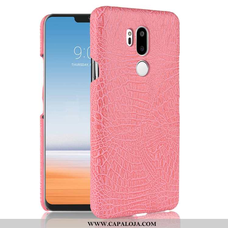 Capas Lg G7 Thinq Retro Azul Escuro Antiqueda, Capa Lg G7 Thinq Couro Baratos