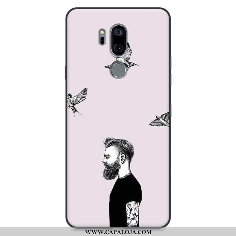 Capas Lg G7 Thinq Silicone Cases Feminino Completa Rosa, Capa Lg G7 Thinq Criativas Promoção