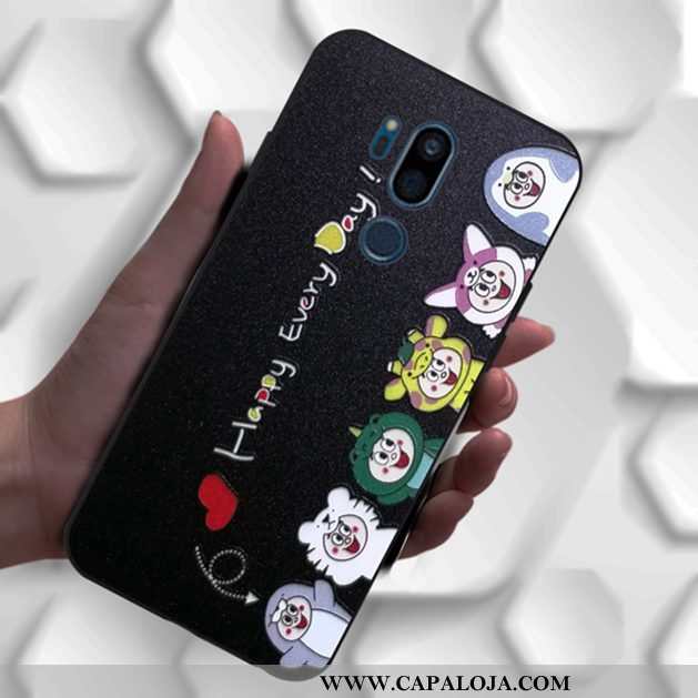 Capas Lg G7 Thinq Soft Catinet Masculino Personalizado Preto, Capa Lg G7 Thinq Silicone Promoção