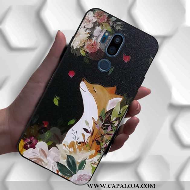 Capas Lg G7 Thinq Soft Catinet Masculino Personalizado Preto, Capa Lg G7 Thinq Silicone Promoção