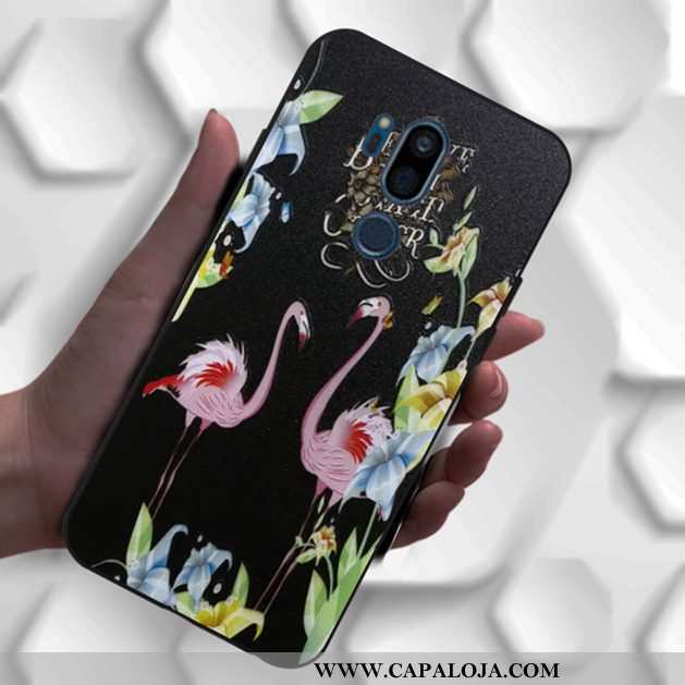 Capas Lg G7 Thinq Soft Catinet Masculino Personalizado Preto, Capa Lg G7 Thinq Silicone Promoção