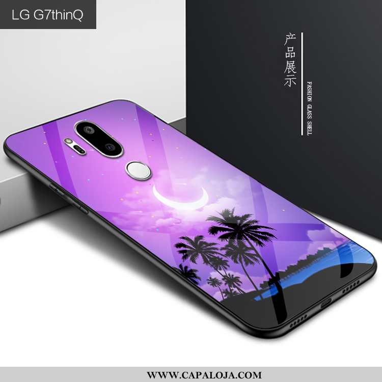 Capas Lg G7 Thinq Vidro Feminino Protetoras Roxo, Capa Lg G7 Thinq Personalizado Venda