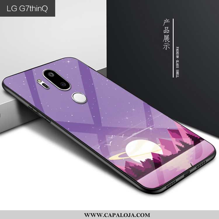 Capas Lg G7 Thinq Vidro Feminino Protetoras Roxo, Capa Lg G7 Thinq Personalizado Venda