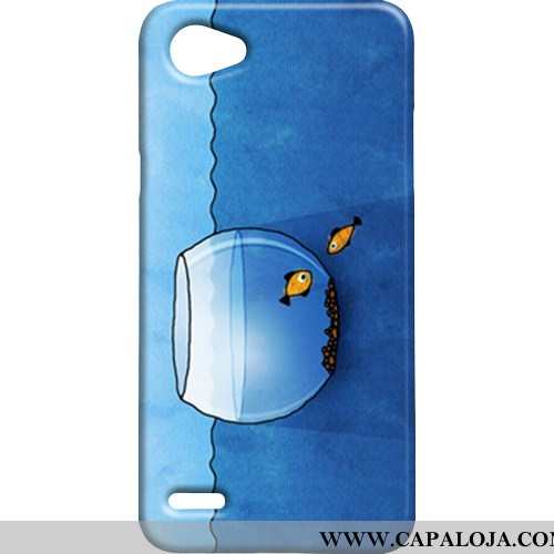 Capas Lg Q6 Fosco Life Telemóvel Azul, Capa Lg Q6 Baratos