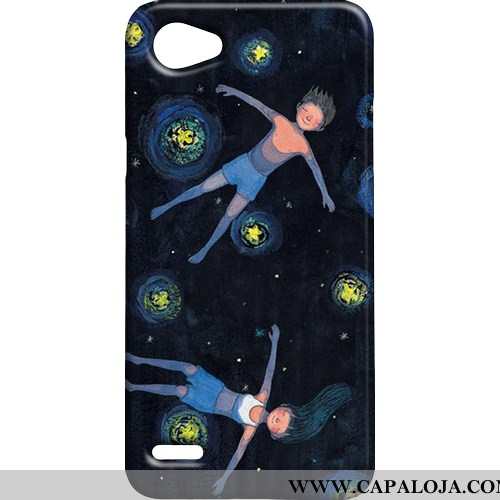 Capas Lg Q6 Fosco Life Telemóvel Azul, Capa Lg Q6 Baratos