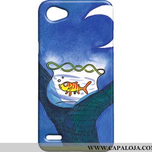 Capas Lg Q6 Fosco Life Telemóvel Azul, Capa Lg Q6 Baratos