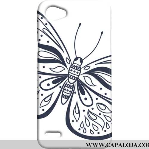 Capas Lg Q6 Fosco Novas Gravata Branco, Capa Lg Q6 Personalizado Venda