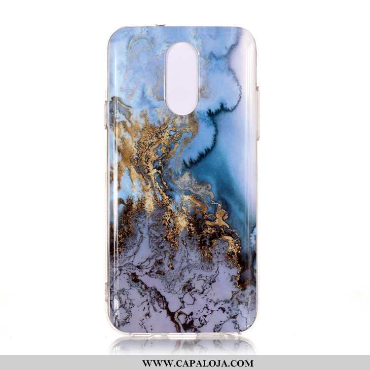 Capas Lg Q7 Protetoras Azul Simples Cases, Capa Lg Q7 Venda