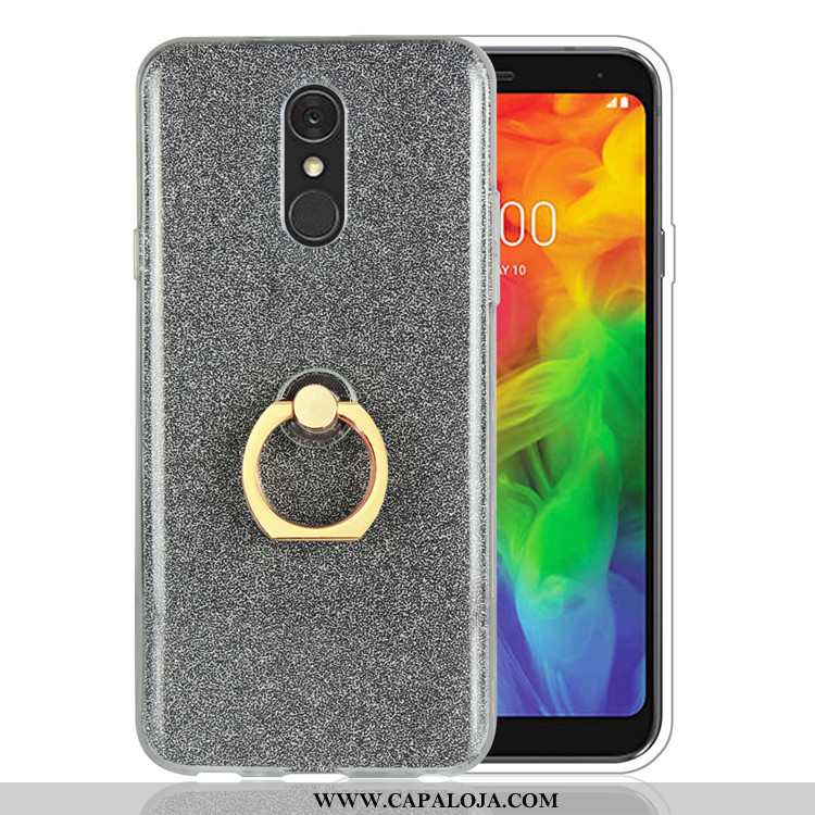 Capas Lg Q7 Silicone Telemóvel Completa Dourado, Capa Lg Q7 Soft Promoção