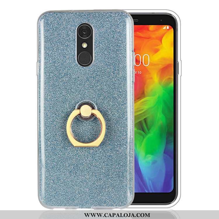 Capas Lg Q7 Silicone Telemóvel Completa Dourado, Capa Lg Q7 Soft Promoção