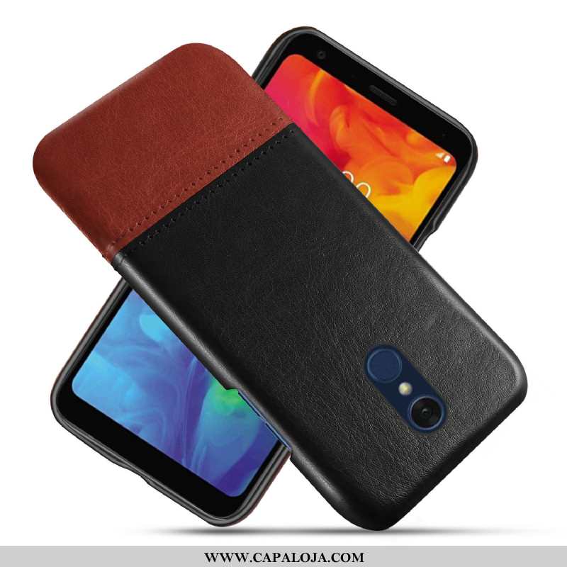 Capas Lg Q7 Slim Vermelha Protetoras Super Vermelho, Capa Lg Q7 Couro Promoção