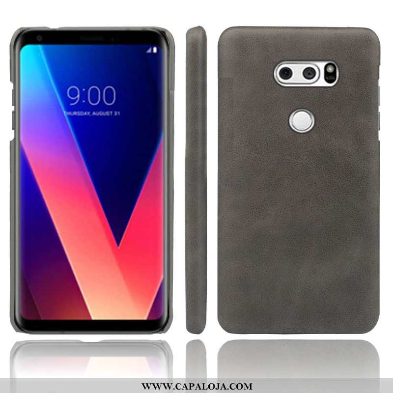 Capas Lg V30 Protetoras Couro Telemóvel Criativas Preto, Capa Lg V30 Personalizado Comprar