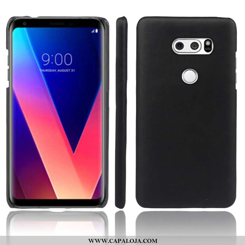 Capas Lg V30 Protetoras Couro Telemóvel Criativas Preto, Capa Lg V30 Personalizado Comprar