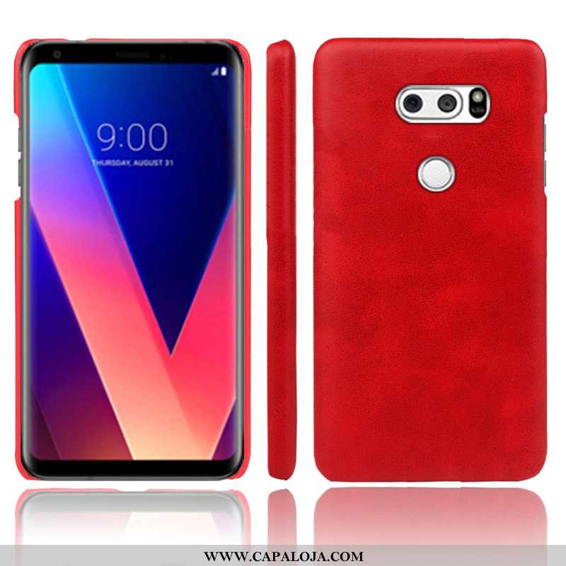 Capas Lg V30 Protetoras Couro Telemóvel Criativas Preto, Capa Lg V30 Personalizado Comprar