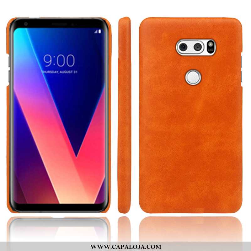 Capas Lg V30 Protetoras Couro Telemóvel Criativas Preto, Capa Lg V30 Personalizado Comprar