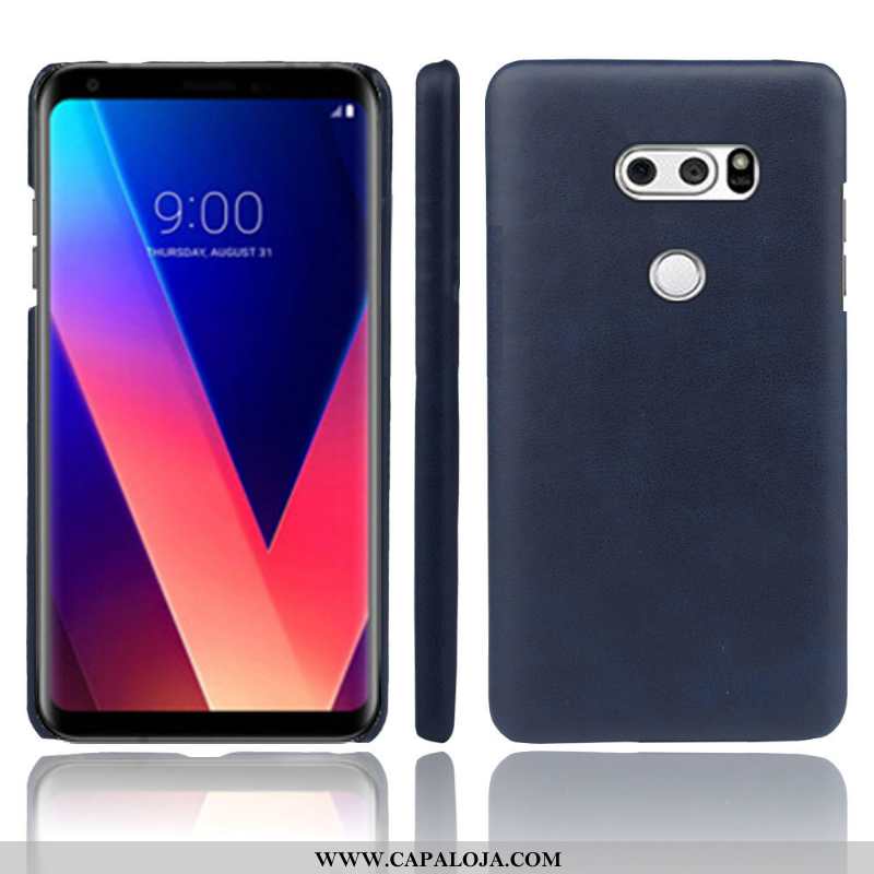 Capas Lg V30 Protetoras Couro Telemóvel Criativas Preto, Capa Lg V30 Personalizado Comprar