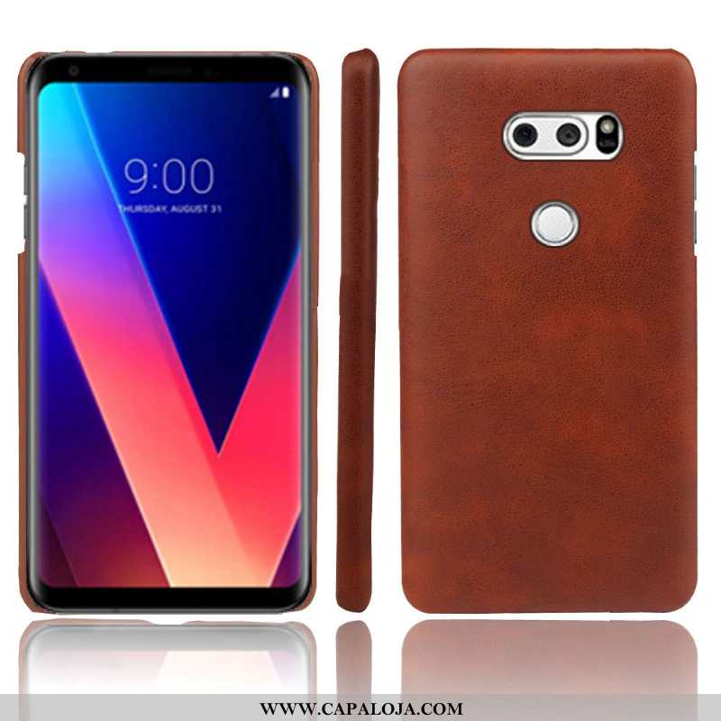 Capas Lg V30 Protetoras Couro Telemóvel Criativas Preto, Capa Lg V30 Personalizado Comprar