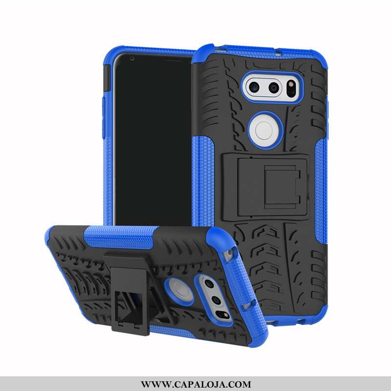 Capas Lg V30 Protetoras Criativas Suporte Preto, Capa Lg V30 Silicone Baratas