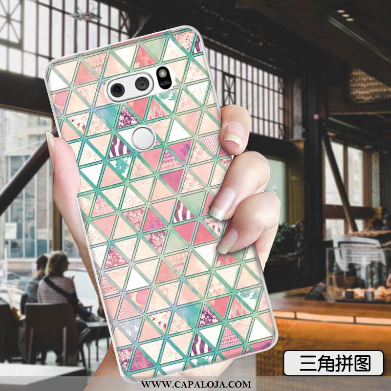 Capas Lg V30 Protetoras Pequena Antiqueda Cases Verde, Capa Lg V30 Silicone Baratos