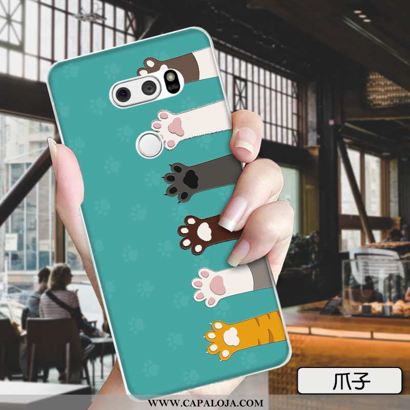 Capas Lg V30 Protetoras Pequena Antiqueda Cases Verde, Capa Lg V30 Silicone Baratos