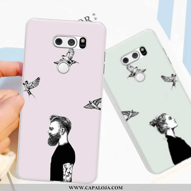 Capas Lg V30 Tendencia Novas Criativas Rosa, Capa Lg V30 Protetoras Barato