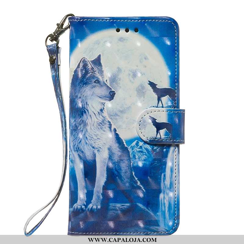 Capas Moto G7 Couro Cover Antiqueda Protetoras Azul, Capa Moto G7 Tendencia Barato