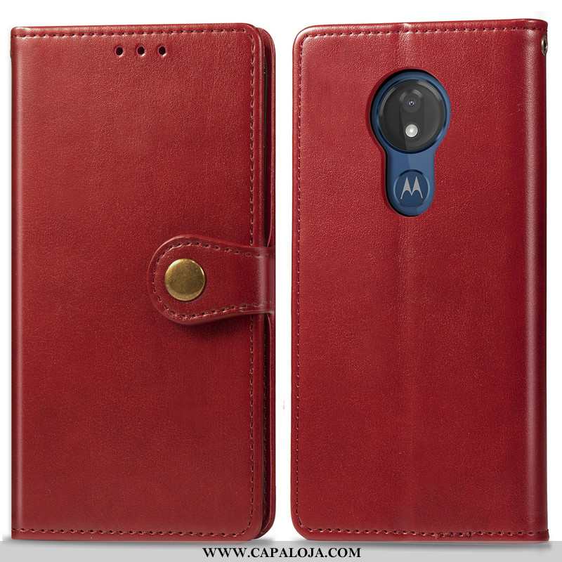 Capas Moto G7 Play Protetoras Simples Telemóvel Lisas Vermelho, Capa Moto G7 Play Cordao Baratas