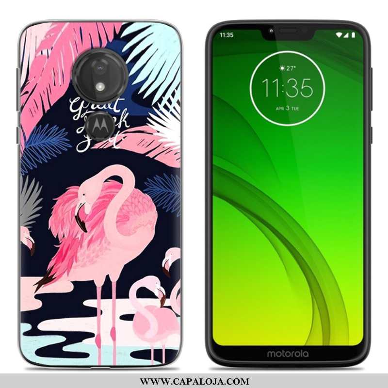 Capas Moto G7 Play Soft Desenho Animado Completa Cases Verde, Capa Moto G7 Play Protetoras Promoção