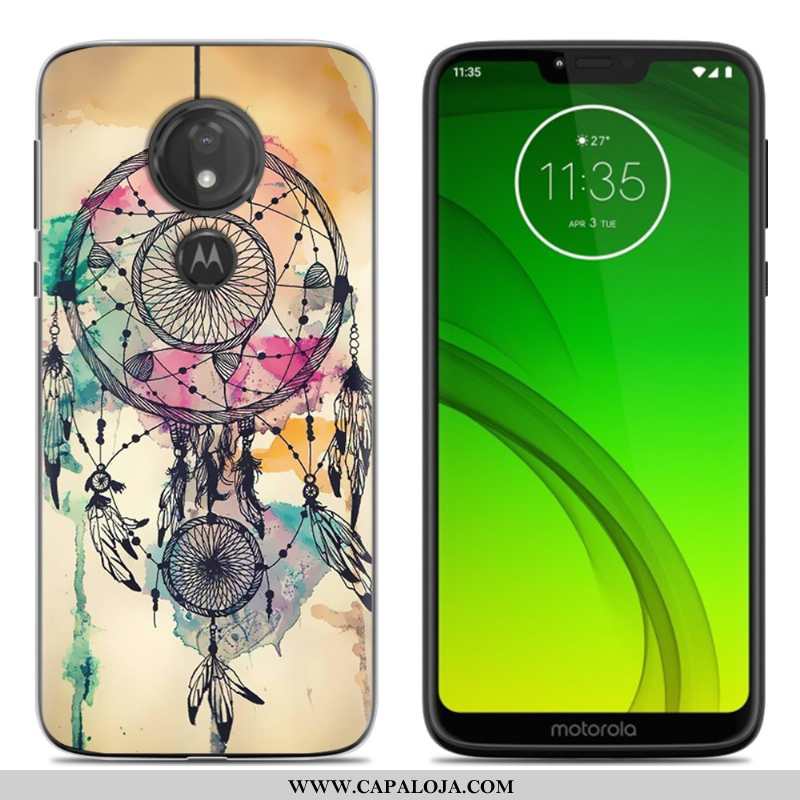 Capas Moto G7 Play Soft Desenho Animado Completa Cases Verde, Capa Moto G7 Play Protetoras Promoção