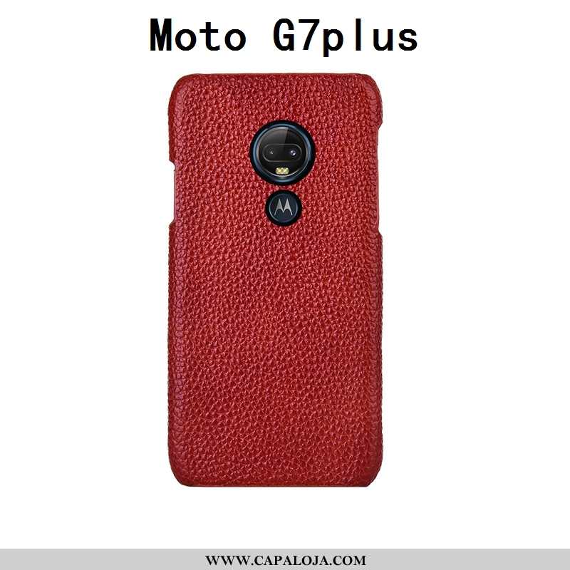 Capas Moto G7 Plus Criativas Couro Customizadas Azul Escuro, Capa Moto G7 Plus Couro Legitimo Venda