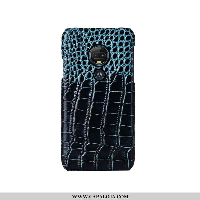 Capas Moto G7 Plus Estilosas Antiqueda Masculino Couro Genuíno Preto, Capa Moto G7 Plus Luxo Baratos