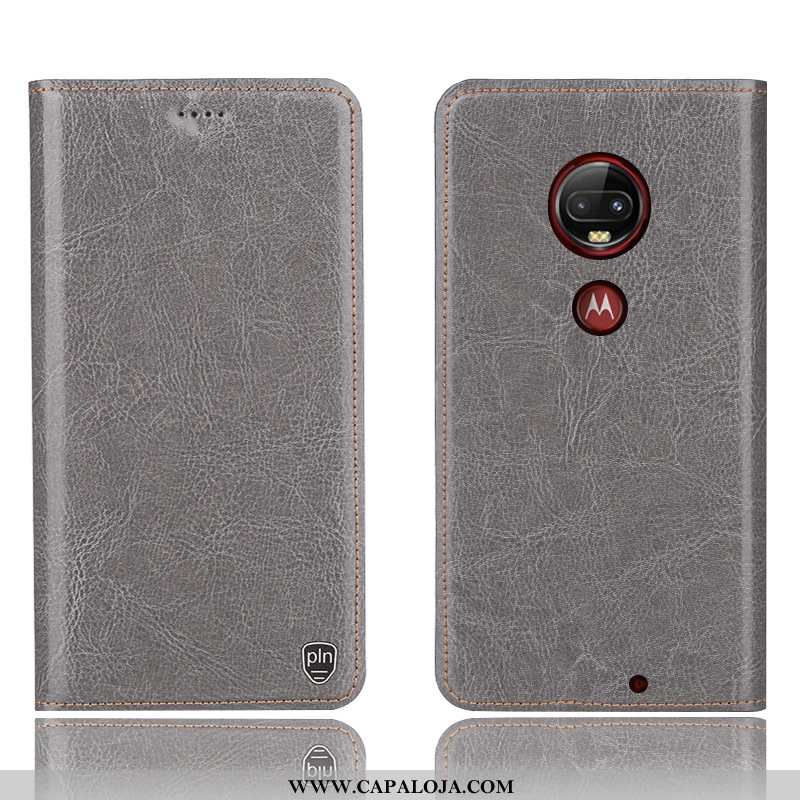 Capas Moto G7 Plus Protetoras Antiqueda Cover Completa Vermelho, Capa Moto G7 Plus Couro Legitimo Co