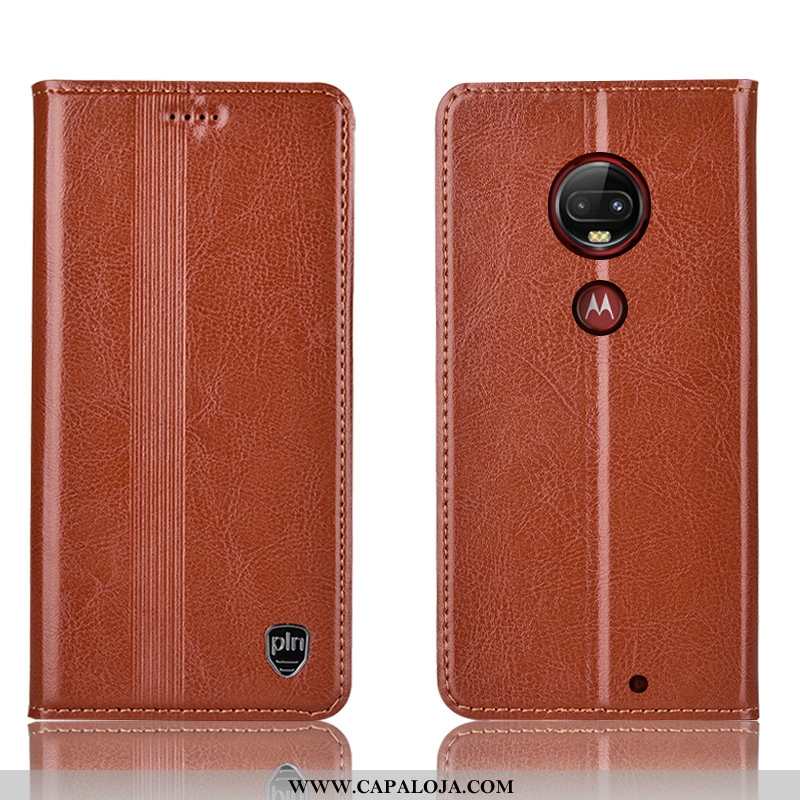 Capas Moto G7 Plus Protetoras Telemóvel Completa Vermelho, Capa Moto G7 Plus Couro Legitimo Comprar