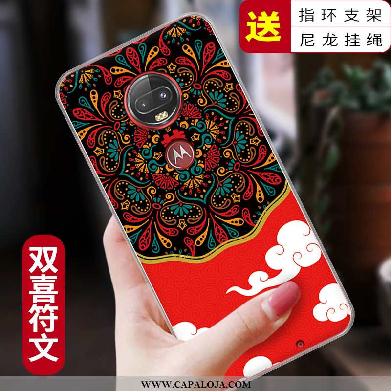 Capas Moto G7 Plus Protetoras Vermelha Soft Antiqueda Vermelho, Capa Moto G7 Plus Tendencia Barato