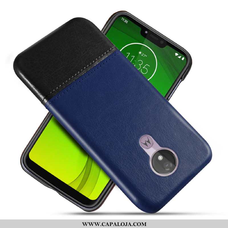 Capas Moto G7 Power Couro Legitimo Preto Masculino, Capa Moto G7 Power Protetoras Baratas