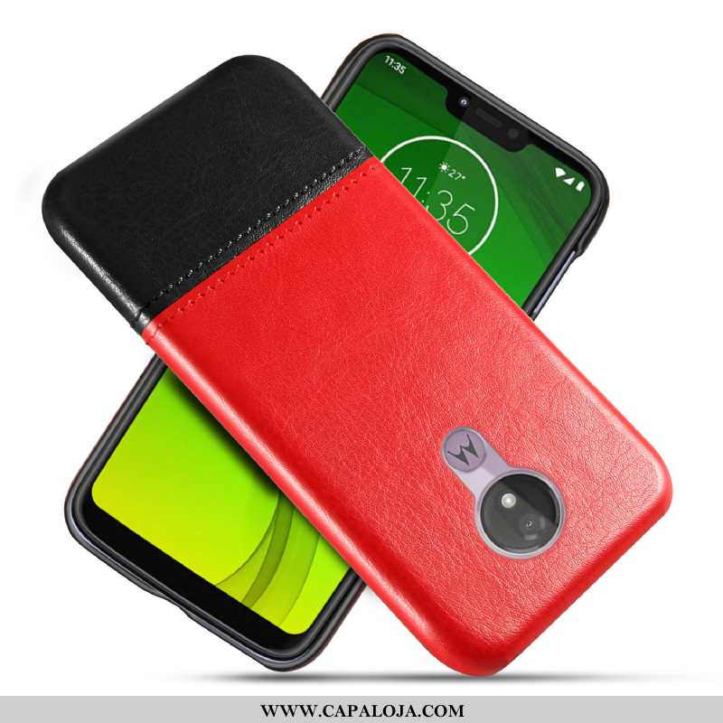 Capas Moto G7 Power Couro Legitimo Preto Masculino, Capa Moto G7 Power Protetoras Baratas