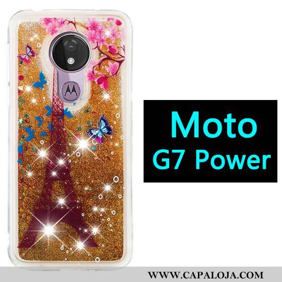 Capas Moto G7 Power Desenho Animado Cases Antiqueda Roxo, Capa Moto G7 Power Roxa Baratas