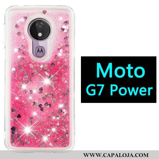 Capas Moto G7 Power Desenho Animado Cases Antiqueda Roxo, Capa Moto G7 Power Roxa Baratas