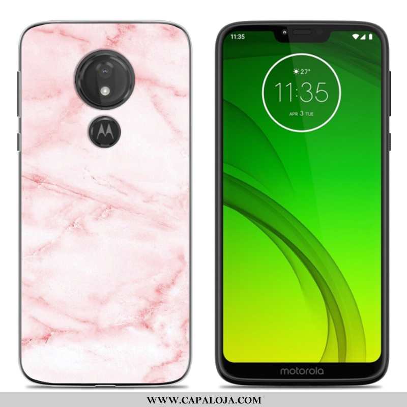 Capas Moto G7 Power Soft Roxa Telemóvel Nova Roxo, Capa Moto G7 Power Desenho Animado Baratas