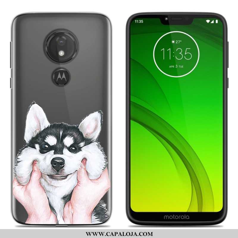 Capas Moto G7 Power Soft Roxa Telemóvel Nova Roxo, Capa Moto G7 Power Desenho Animado Baratas